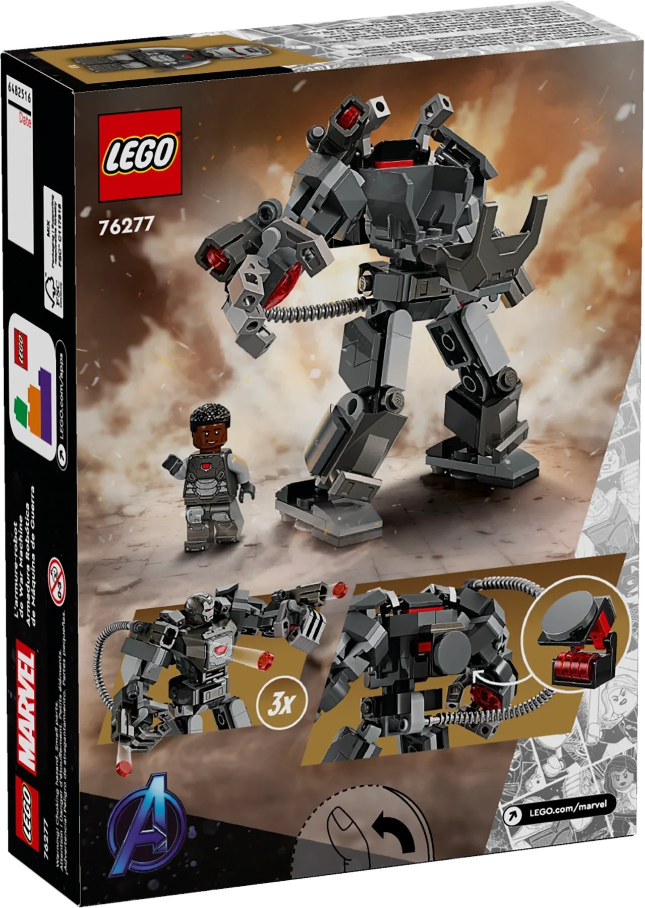 Конструктор Lego Marvel Механическая военная машина 76277 купить,0