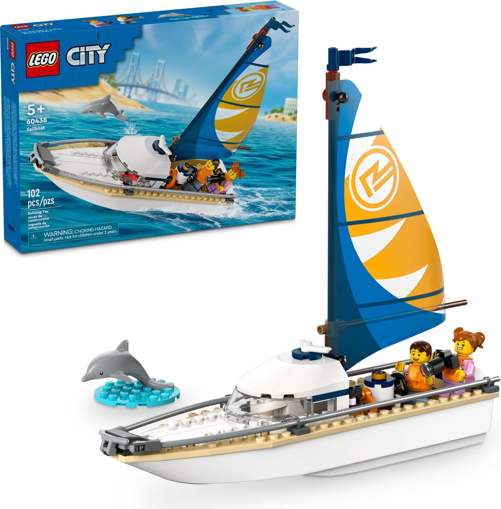 Конструктор Lego City Парусная лодка 60438