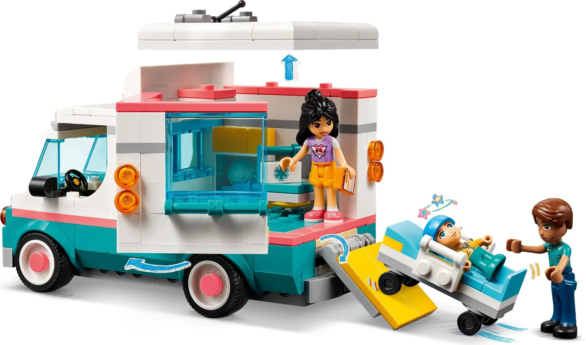 Конструктор Lego Friends Машина скорой помощи городской больницы Хартлейк 42613 купить,NaN
