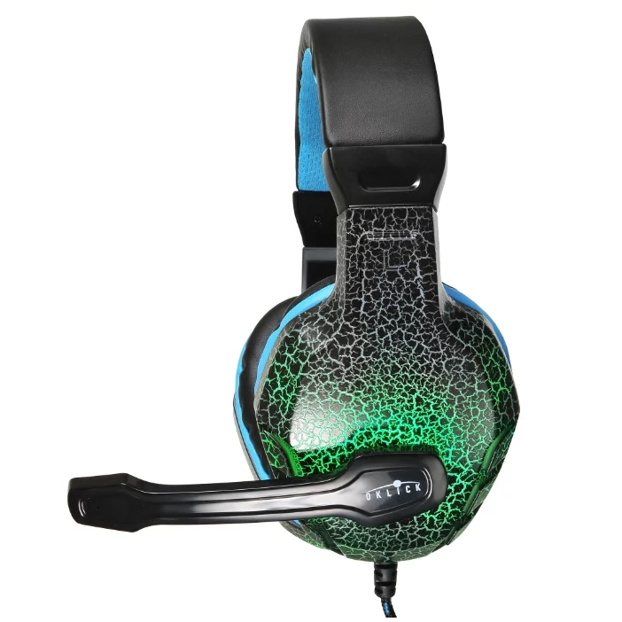 Наушники Oklick HS-L400G Zeus черно-голубые купить,NaN