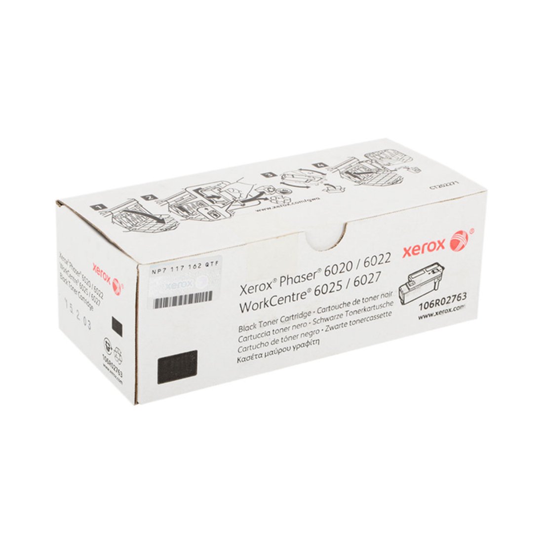 Тонер-картридж Xerox 106R02763 чёрный
