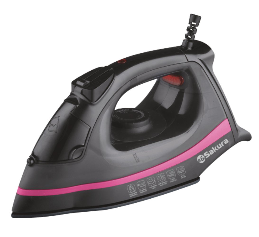 Утюг Sakura SA-3019CBK черный купить,NaN