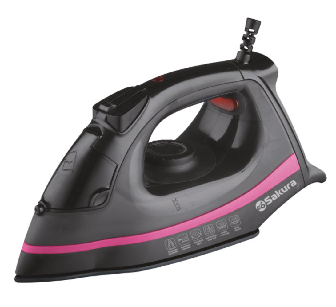 Утюг Sakura SA-3019CBK черный купить,NaN
