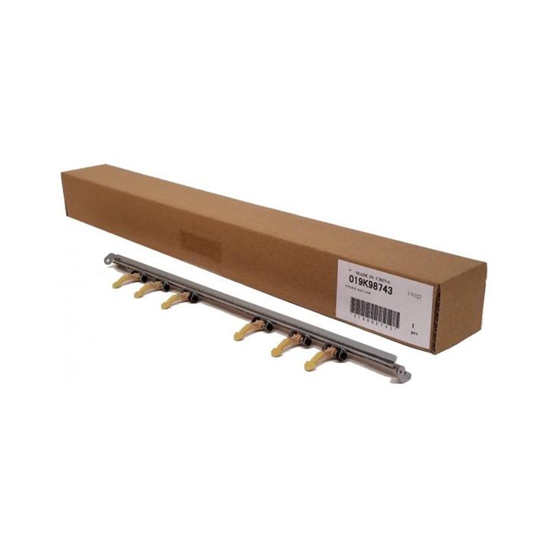 Планка с пальцами нагревательного вала Xerox 019K98742 / 019K98743 купить,NaN