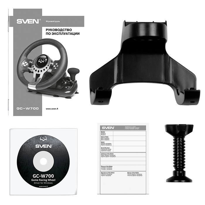 Руль Sven GC-W700 черный - ForteMarket Руль Sven GC-W700 черный купить,0