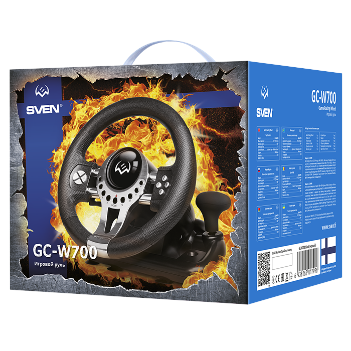 Руль Sven GC-W700 черный - ForteMarket Руль Sven GC-W700 черный купить,0