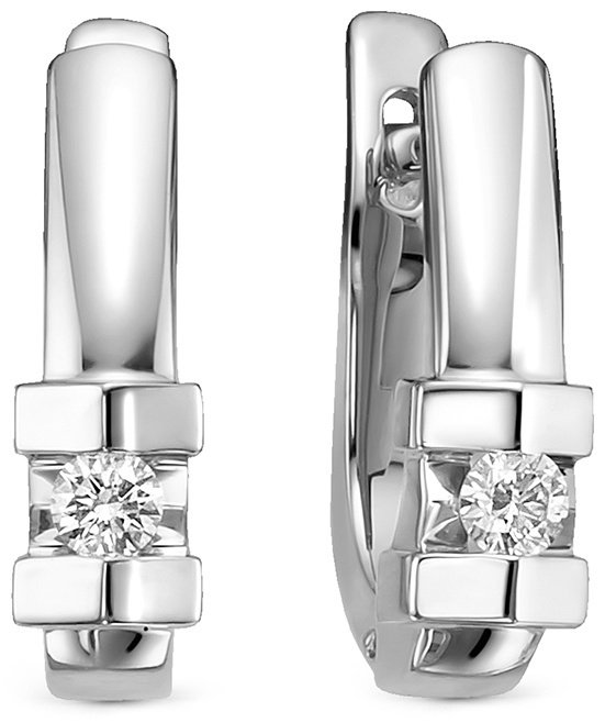 Серьги Brilliant Style 3791-21001 вес 4.37 г золото, бриллиант купить,NaN