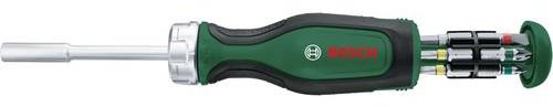 Bosch отвертка с трещоткой и 12 битами, 1600A027PP купить,8540