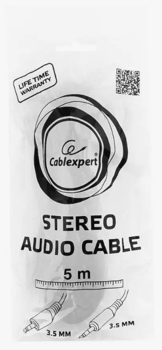Кабель Cablexpert 3.5 mm jack - 3.5 mm jack 5 м купить,990