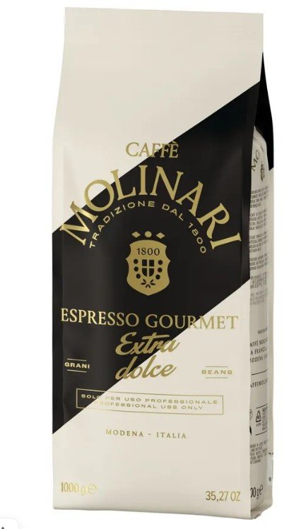 Кофе Molinari Espresso Gourmet зерновой 1000 г