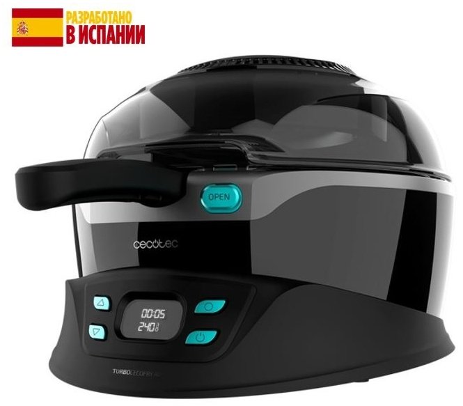 Аэрогриль Cecotec TurboCecoFry 4D Healthy 3 л черный