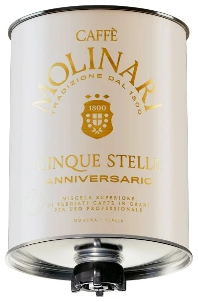 Кофе Caffe Molinari Cinque Stelle Anniversario Пять Звезд Юбилей 3000гр - ForteMarket Кофе Caffe Molinari Cinque Stelle Anniversario Пять Звезд Юбилей 3000гр купить,86200