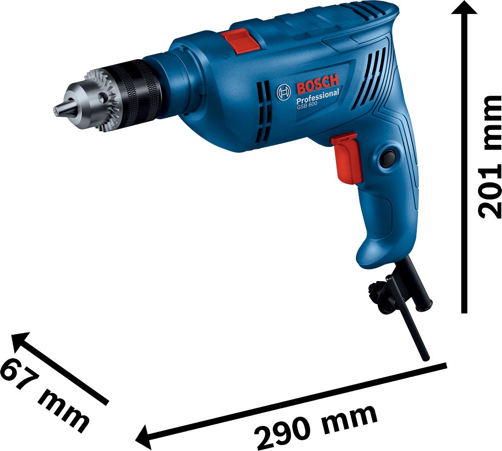 Ударная дрель Bosch Professional GSB 600, 06011A0320 купить,24500