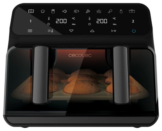 Аэрогриль Cecotec Cecofry Advance 9000 Window 9 л черный