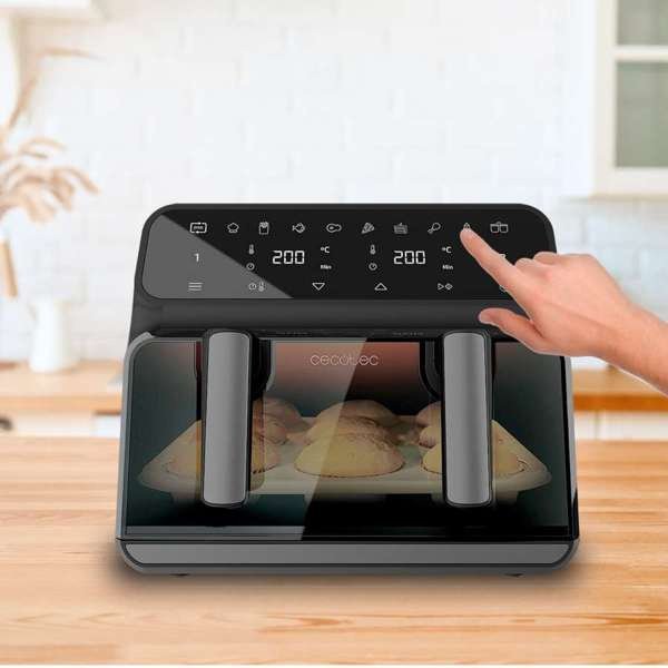 Аэрогриль Cecotec Cecofry Advance 9000 Window 9 л черный