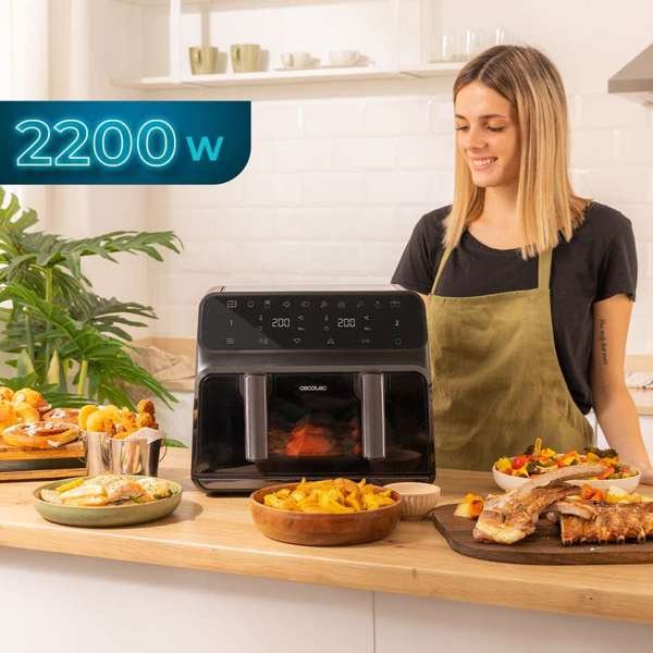 Аэрогриль Cecotec Cecofry Advance 9000 Window 9 л черный купить,64990