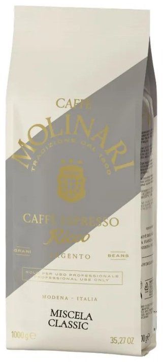 Кофе Caffe Molinari Espresso Ricco зерновой 1000 г