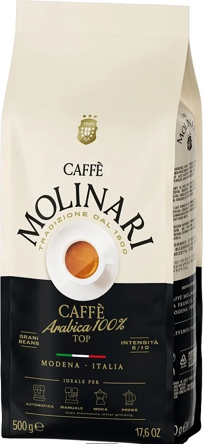 Кофе Caffe Molinari Arabica 100% 500гр купить,17072