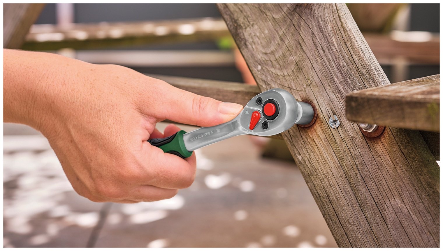 Трещотка реверсивная Bosch 1600A032VA 1/4, 150 мм