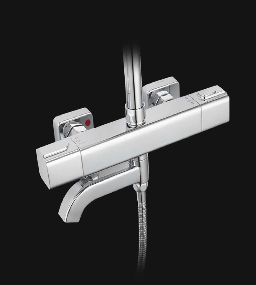 Gappo душевая стойка с термостатом G2491 - ForteMarket Gappo душевая стойка с термостатом G2491 купить,100960