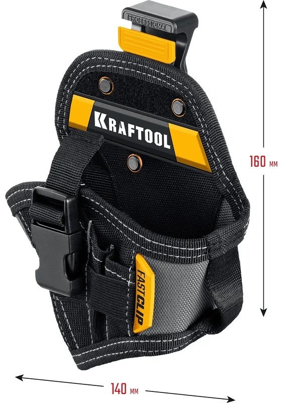 Kraftool поясная сумка 38770 черный купить,11490