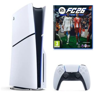 Игровая приставка Sony PlayStation 5 Slim белый + FC 26