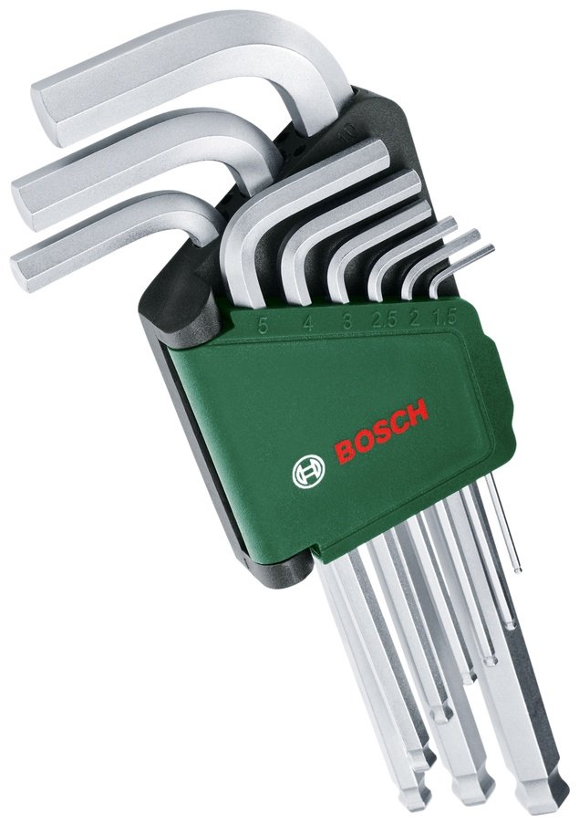 Шестигранный ключ Г-образный Bosch арт.1600A032V1, 9 шт.
