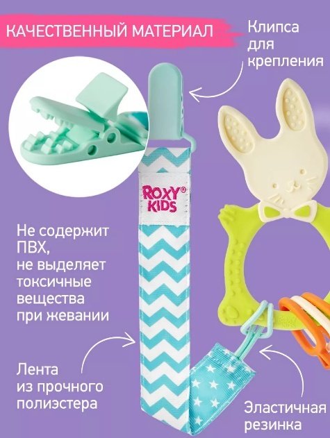 Прорезыватель ROXY-KIDS RBT-001GNSC, 1 шт, зеленый купить,3200