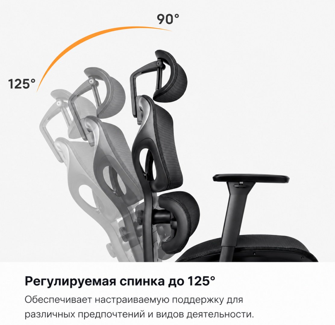 Офисное кресло Eco Estelar Paseon, черный купить,149990