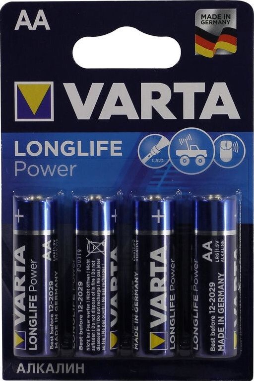 Батарейка AA VARTA 4 шт купить,3690