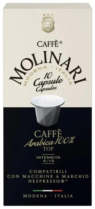 Кофе Caffe Molinari Arabica Top 10шт