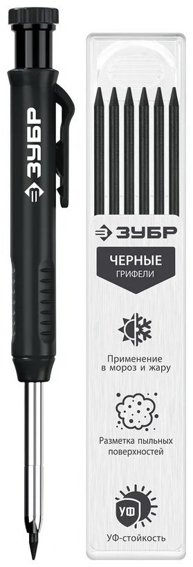 ЗУБР столярный карандаш 06311-2 1