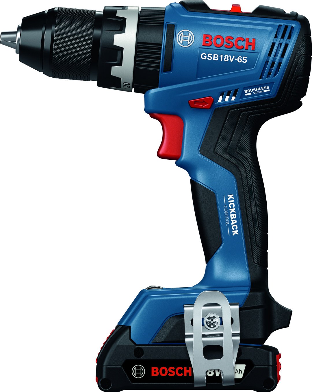 Аккумуляторная ударная дрель/шуруповерт Bosch GSB 18V-65 Professional, 06019N3100 купить,143070