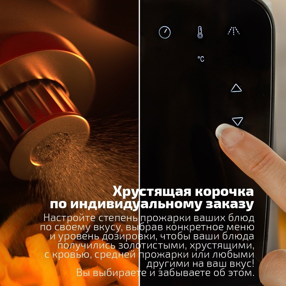 Аэрогриль Cecotec Cecofry Rain M 5.5 л черный купить,59990