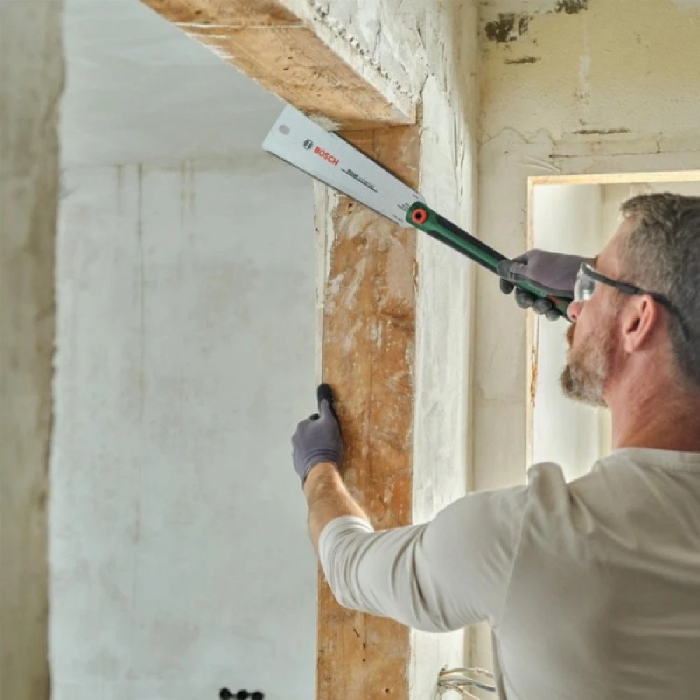 Bosch пила в японском стиле Ryoba: двусторонняя пила для универсального резания с меньшими усилиями, 1600A02ZB5
