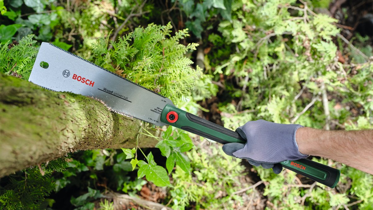 Bosch пила в японском стиле Ryoba: двусторонняя пила для универсального резания с меньшими усилиями, 1600A02ZB5 купить,12100