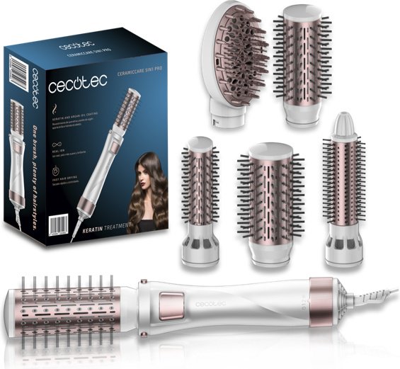 Cecotec CeramicCare Pro Gyro (5в1) фен-щетка серебряный купить,27990