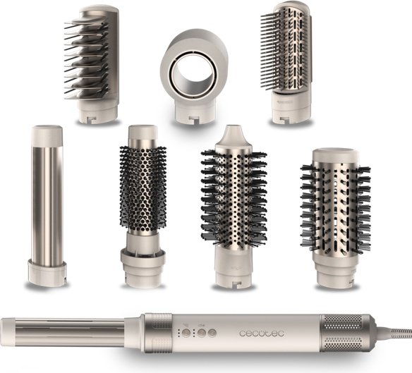 Cecotec CeramicCare AirGlam (8в1) стайлер бежевый купить,59990