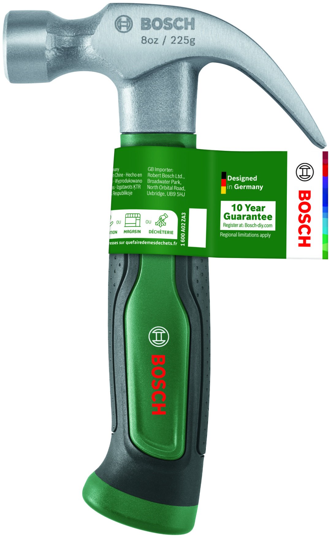 Bosch молоток столярный,1600A02ZA3 0.225 кг купить,NaN