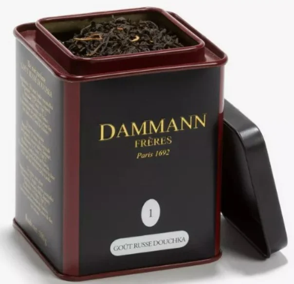 Чай Dammann Freres Gout Russe Douchka Русский вкус черный листовой 100 г купить,7725
