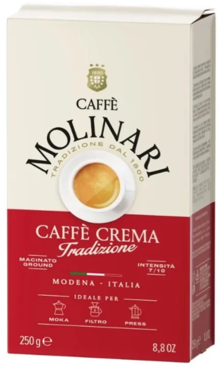 Кофе Caffe Molinari Caffe Crema Tradizione молотый 250 г - ForteMarket Кофе Caffe Molinari Caffe Crema Tradizione молотый 250 г купить,5860