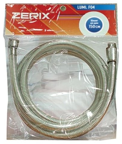 Шланг для душа ZERIX металлическая оплетка с силиконом, 150 см, подключение 1/2x1/2 - ForteMarket Шланг для душа ZERIX металлическая оплетка с силиконом, 150 см, подключение 1/2x1/2 купить,2500