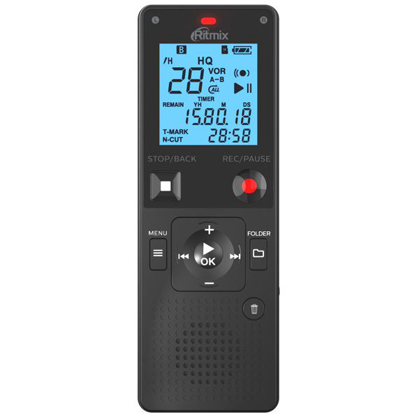 Диктофон Ritmix RR-820 8Gb черный купить,NaN