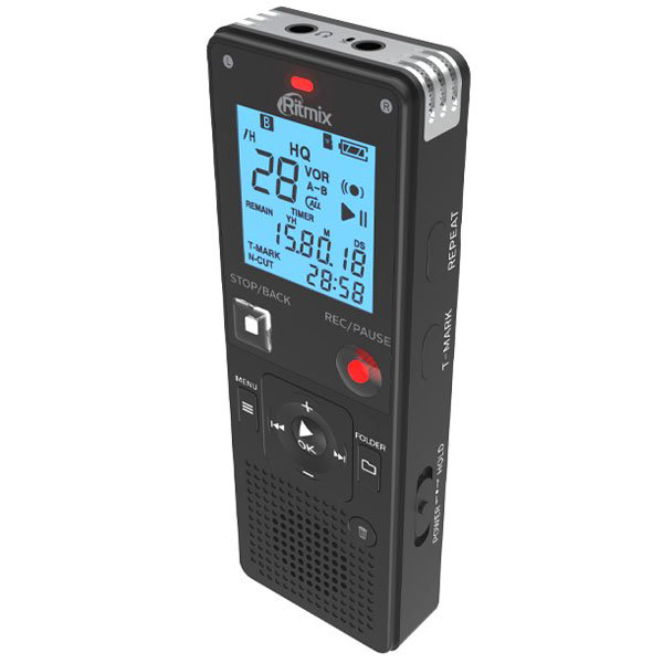 Диктофон Ritmix RR-820 8Gb черный купить,NaN