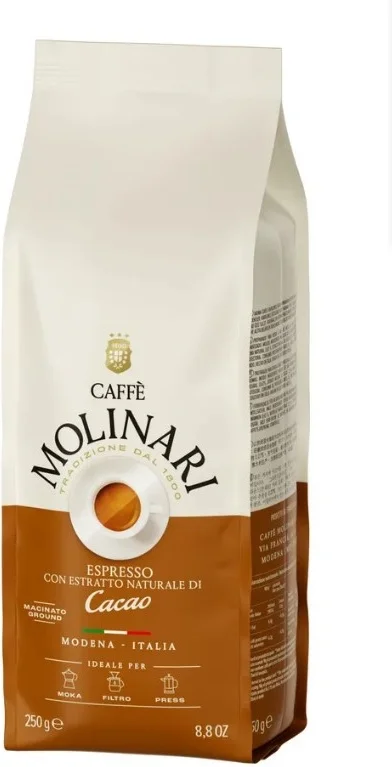 Кофе Caffe Molinari Cacao/какао 250гр купить,9450