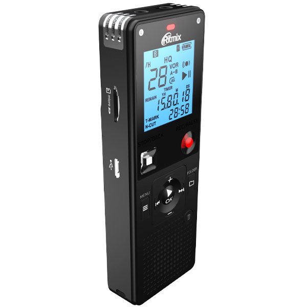 Диктофон Ritmix RR-820 8Gb черный