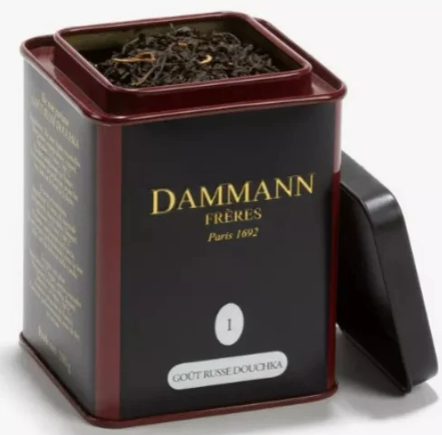 Чай Dammann Freres Gout Russe Douchka Русский вкус черный листовой 100 г купить,10290