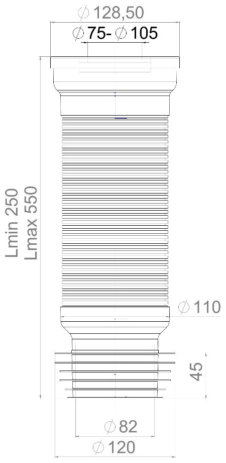 Сифон Unicorn T550 110 купить,2200