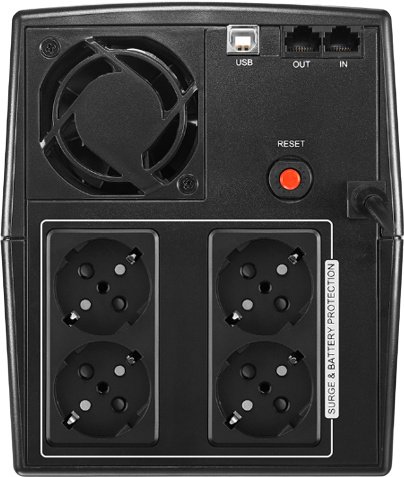 Источник бесперебойного питания CyberPower UT1500E черный купить,NaN