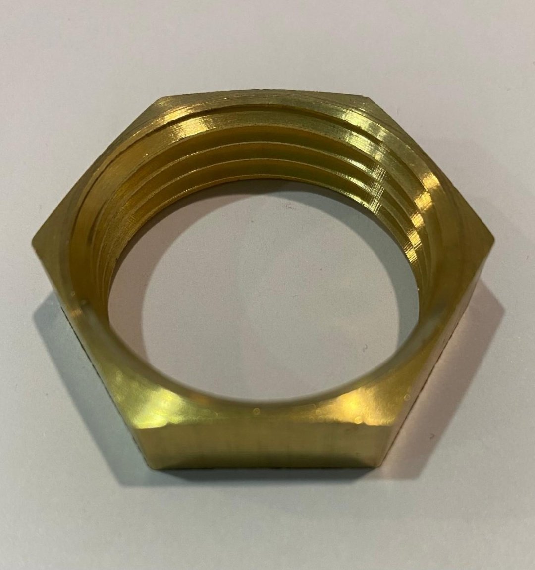 Контргайка 1, латунь, 1 шт купить,500